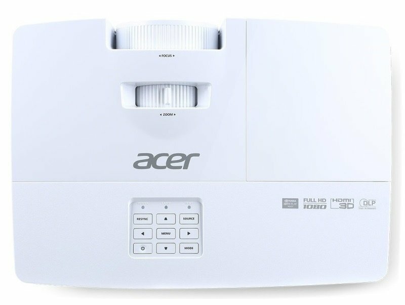 ACER H6519ABD / DLP 3D / 1920x1080 / 20000:1 / 3400 Lm / 6000hrs / MR.JNB11.001 /
