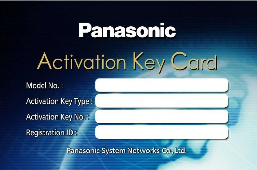 Accessory PBX Panasonic KX-NSM710W 10-Channel SIP Extension Activation Key