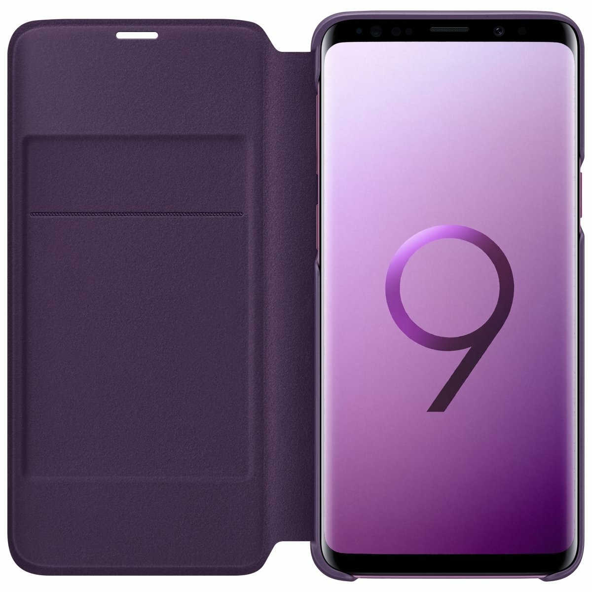 Samsung LED Flip Wallet Galaxy S9 / Purple
