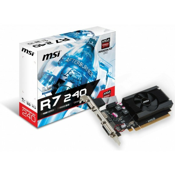 VGA MSI Radeon R7 240 / 1GB DDR3 / 64Bit /