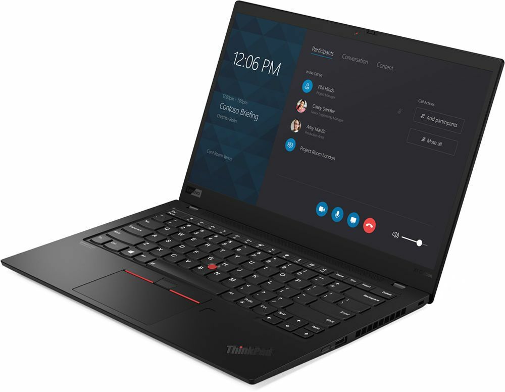 Laptop Lenovo ThinkPad X1 Carbon C7 / 14.0" IPS UHD / i7-8565U / 16Gb / 1.0Tb / Intel UHD Graphics / Windows 10 Professional / Black