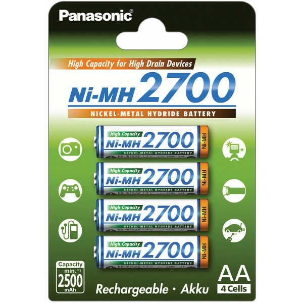Panasonic BK-3HGAE/4BE AA 2700mAh x4