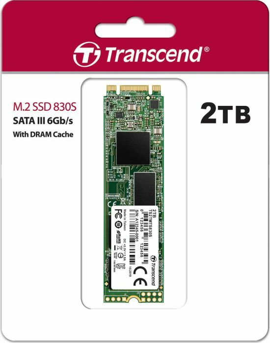 .M.2 SATA SSD Transcend 830S / 2.0TB / 80mm / 3DTLC /