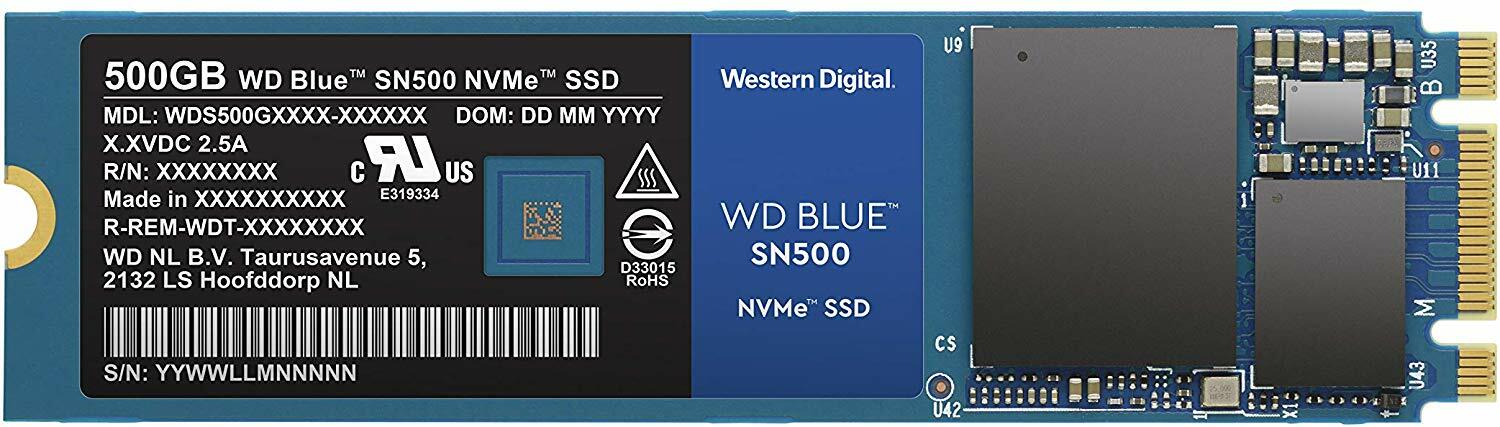 Western Digital Blue WDS500G1B0C M.2 NVMe SSD 500GB /