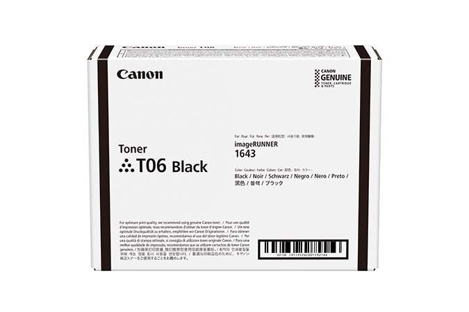 Toner Cartridge Canon T06 for Canon iR 1643i/1643iF / Black