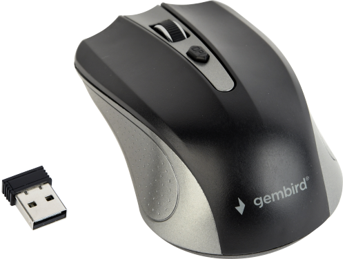 Gembird MUSW-4B-04 Wireless Mouse / Matte Black