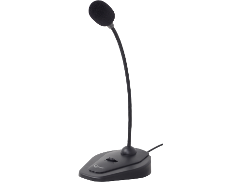 Gembird MIC-D-01 Desktop microphone with flexible gooseneck /