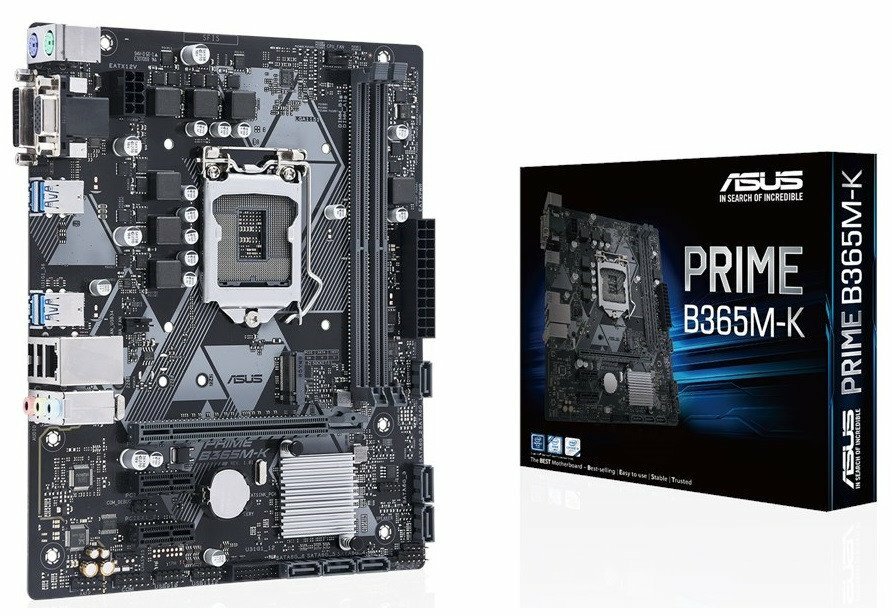 ASUS PRIME B365M-K mATX / Socket 1151 / Intel B365 / Dual 2xDDR4-2666