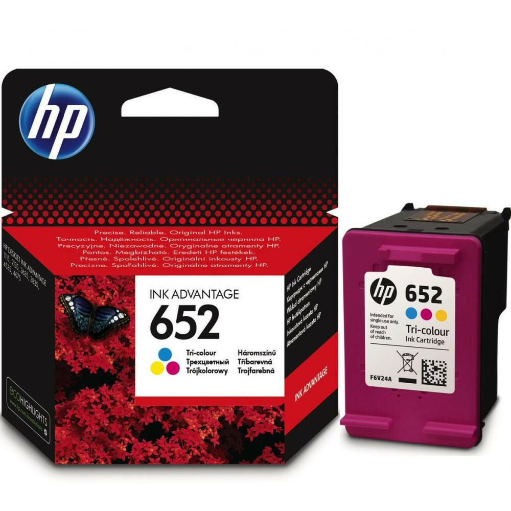 HP 652 Original Ink Advantage Cartridge F6V2 / Color