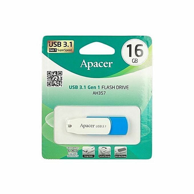 Apacer AH357 16GB USB3.1 Flash Drive AP16GAH357 /