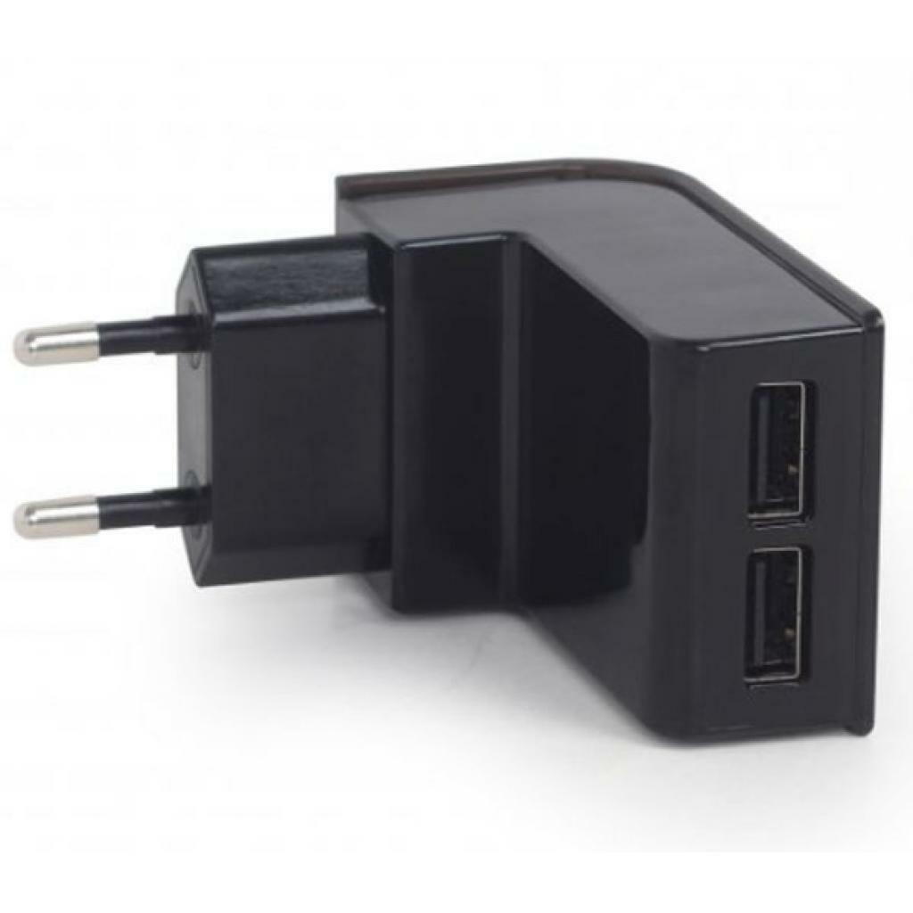 Gembird Energenie EG-U2C2A-02 Universal USB Charger / Black
