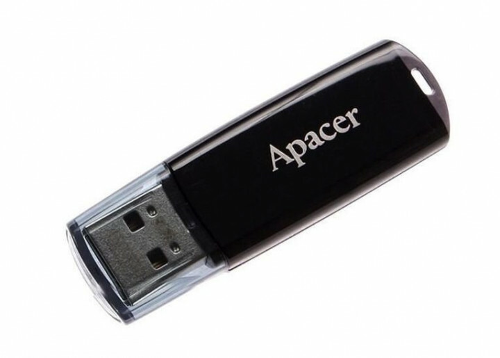 Apacer AH322 16GB USB2.0 Flash Drive AP16GAH322 / Black