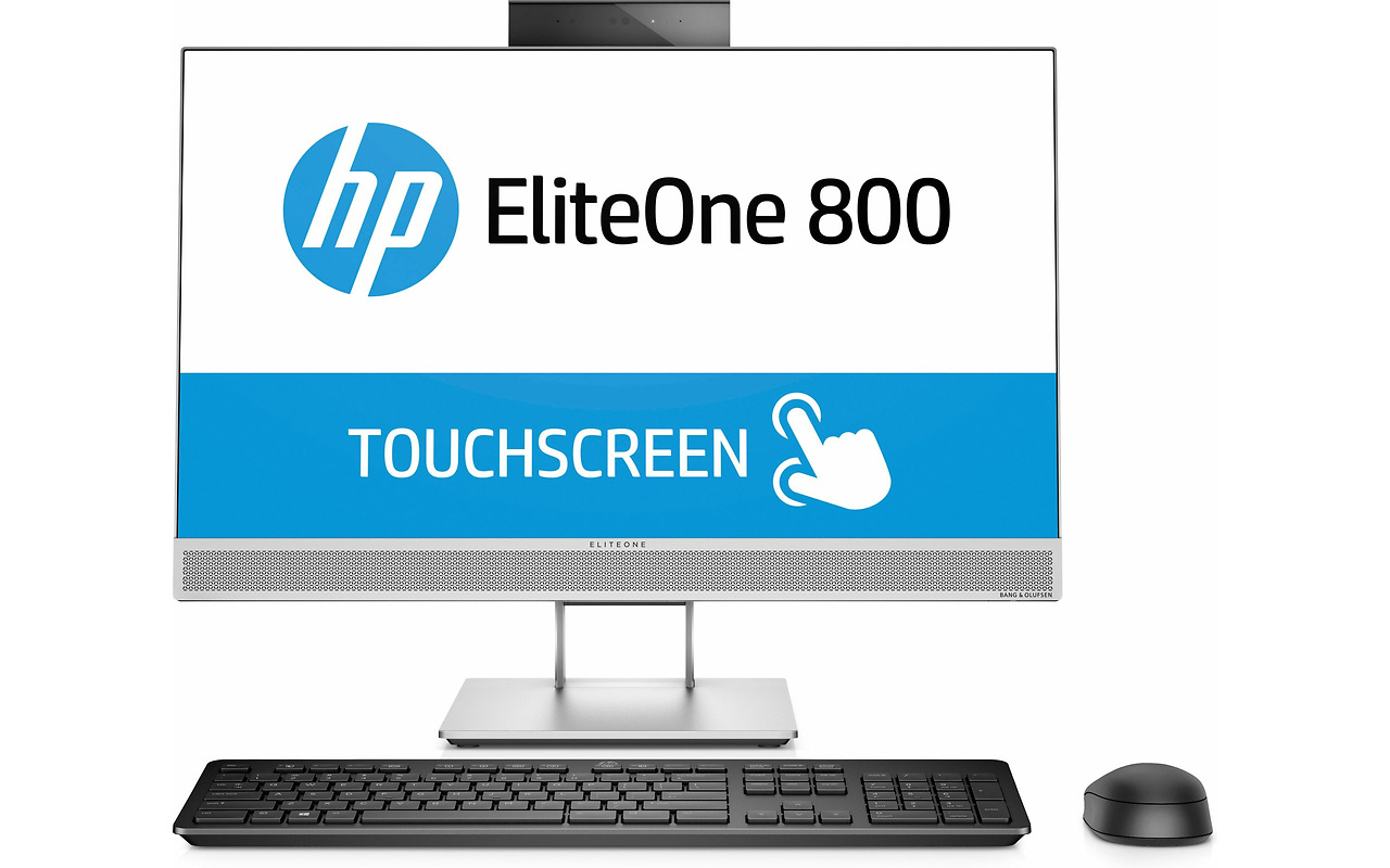 AIO HP EliteOne 800 G3 / 23.8" FullHD IPS TOUCHSCREEN / i5-7500 / 16GB DDR4 / 256GB SSD + 1.0TB HDD / Intel HD 630 / DVD-RW / Wireless Keyboard + Mouse / Windows 10 Professional / Silver