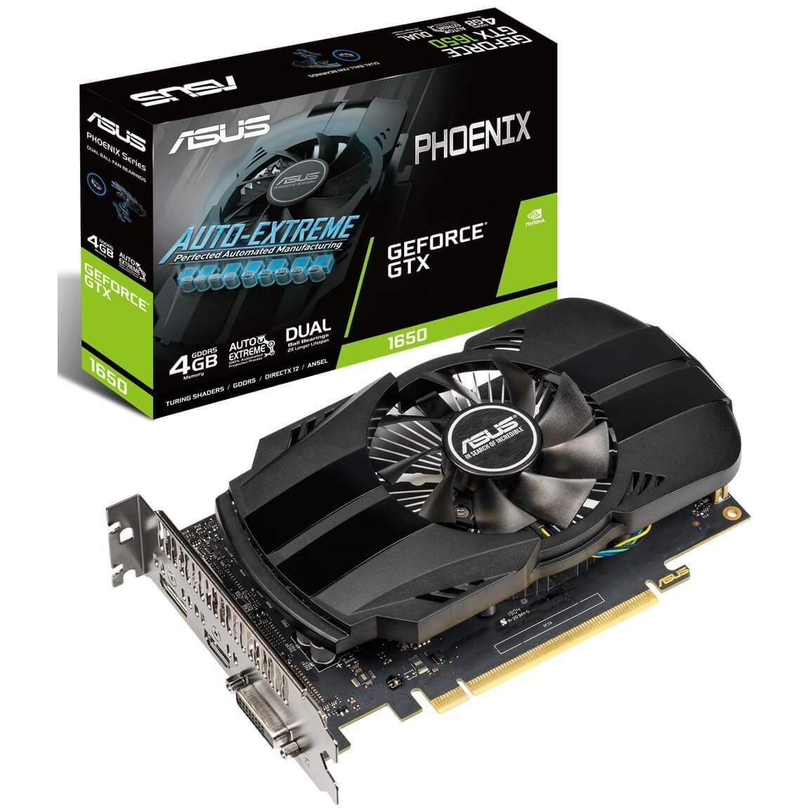 ASUS GeForce GTX1650 Phoenix OC 4GB GDDR5 128bit