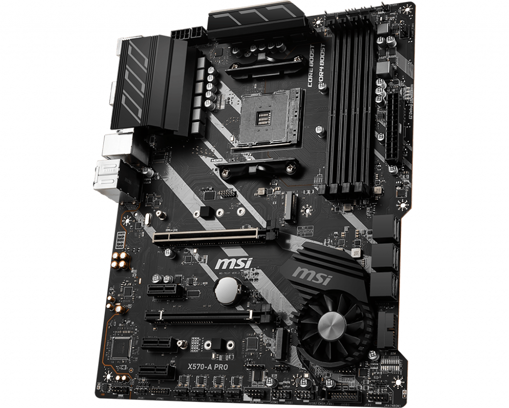 MSI X570-A PRO Socket AM4 AMD X570 Dual 4xDDR4-4400+ ATX