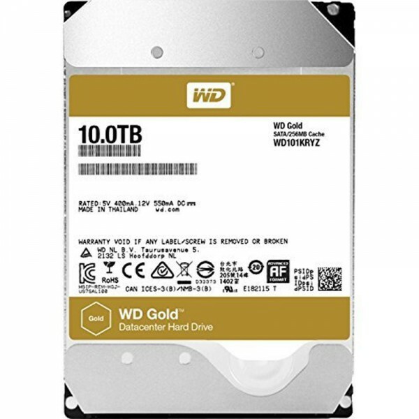 WesternDigital WD102KRYZ 3.5" HDD 10.0TB Enterprise Gold 512E model /