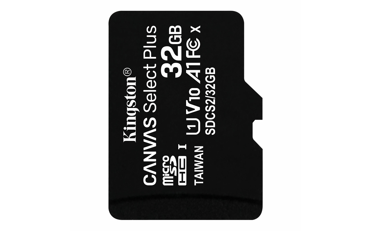 Kingston SDCS2/32GBSP 32GB microSD Class10 A1 UHS-I Canvas Select Plus