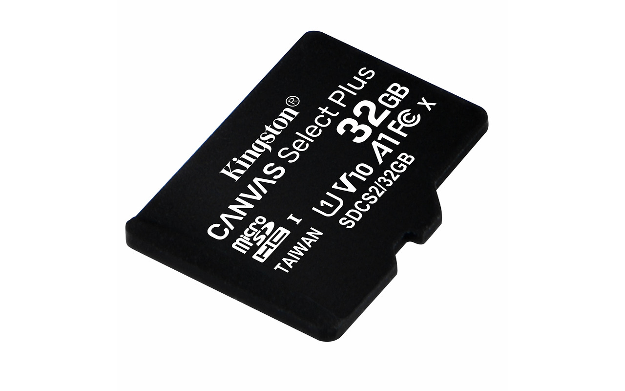 Kingston SDCS2/32GBSP 32GB microSD Class10 A1 UHS-I Canvas Select Plus