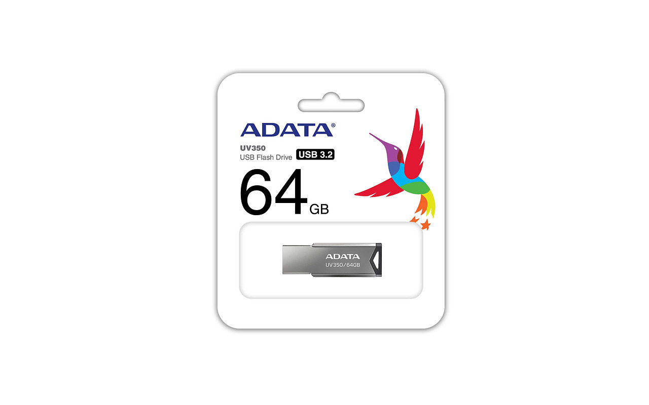 ADATA UV350 64GB USB3.1 / Silver