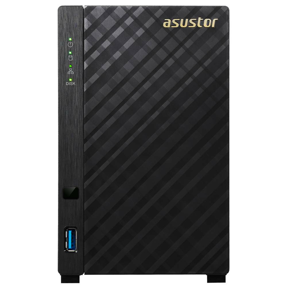 ASUSTOR AS1002T V2 2-bay NAS Server / Black