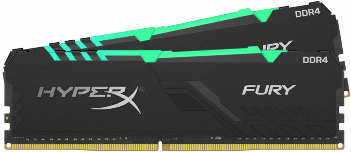 KIT RAM Kingston HyperX FURY RGB HX432C16FB3AK2/32 / 2x16Gb / DDR4 / 3200 / CL16 / 1.2V /