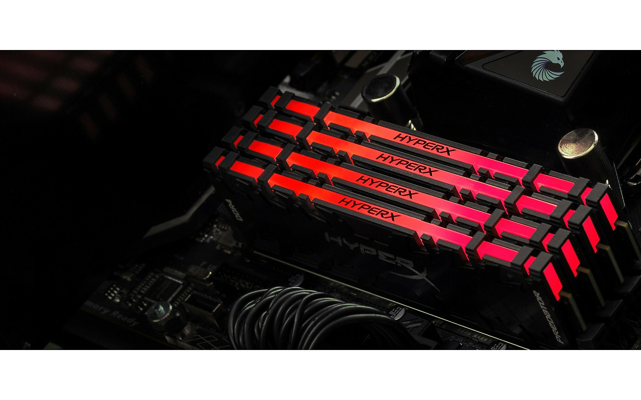 KIT RAM Kingston HyperX Predator RGB HX432C16PB3AK2/16 / 2x8Gb / DDR4 / 3200 / CL16 / 1.35V /