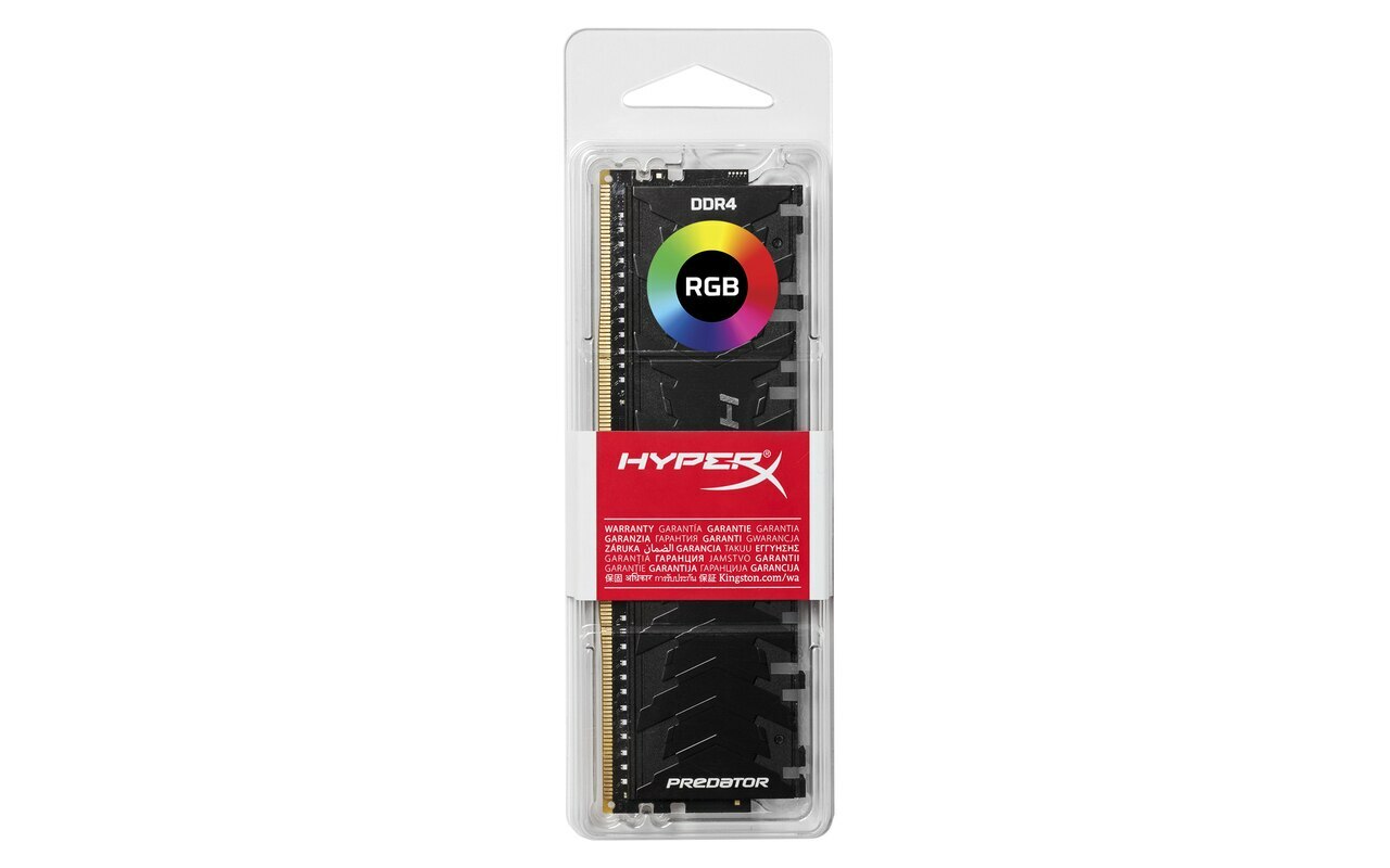 RAM Kingston HyperX Predator RGB  HX430C15PB3A/16 / 16GB / DDR4 / 3000 / PC24000 / CL15 / 1.35V /