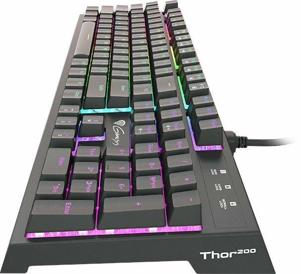Genesis Hybrid Thor 200 RGB Blacklight Keyboard /