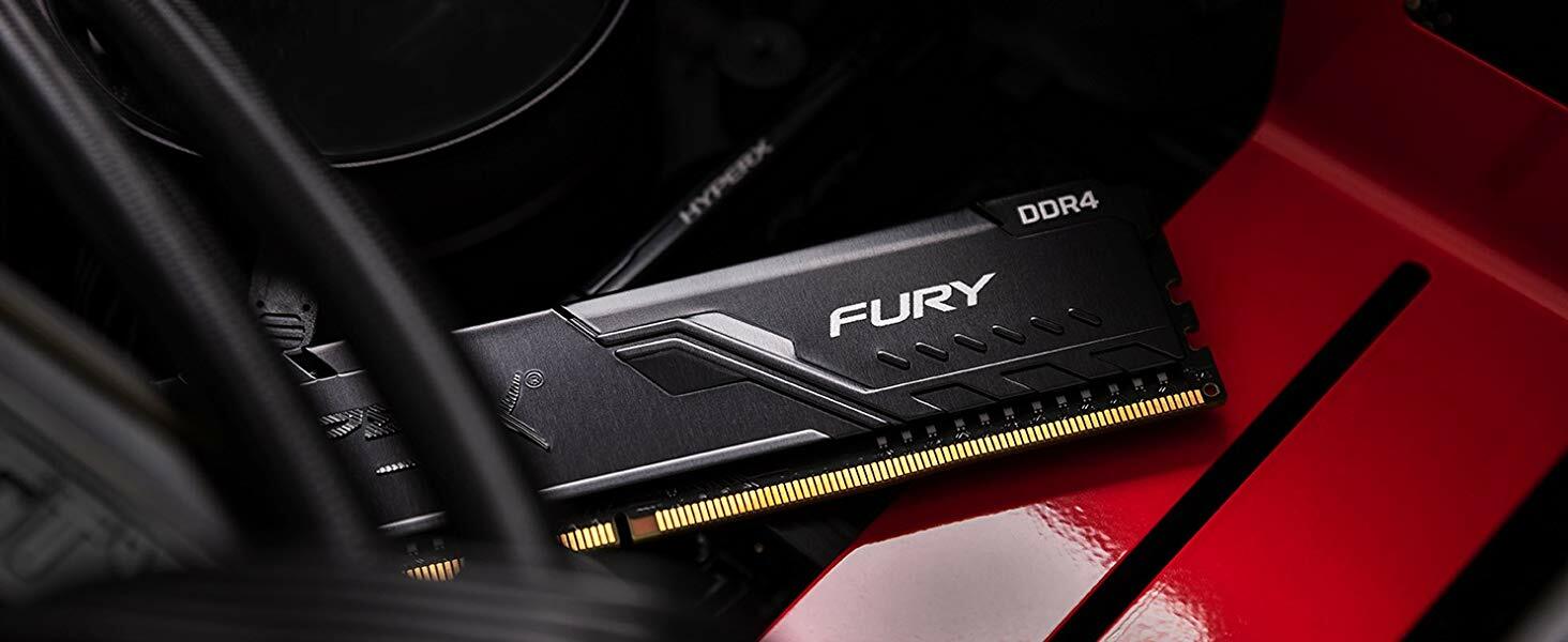Kingston HyperX FURY HX424C15FB3K2/8 / 2x4GB / DDR4 / 2400 / PC19200 / CL15 / 1.2V /