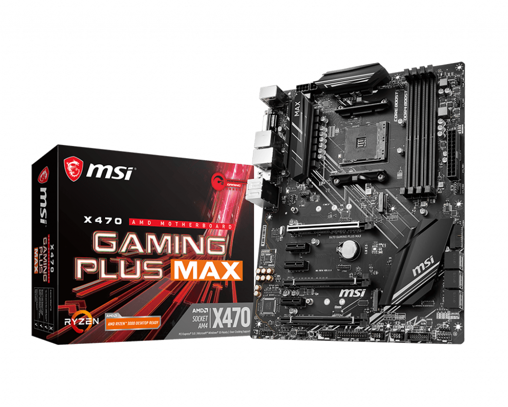 MSI X470 GAMING PLUS MAX / ATX / Socket AM4 / AMD X470 / Dual 4xDDR4-4133