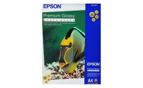 Epson C13S041287 Premium Glossy Photo Paper / A4 255g x20