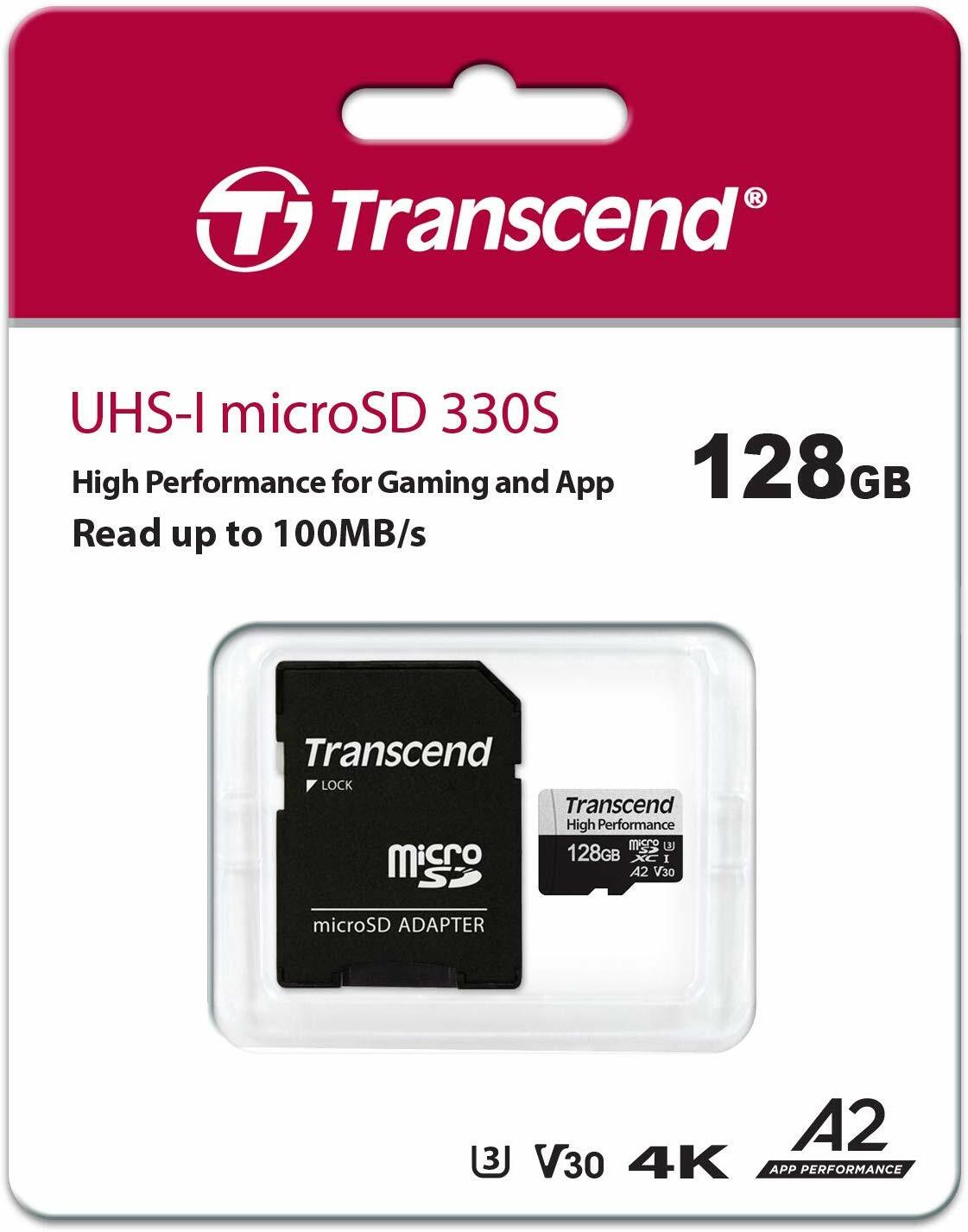 Transcend TS128GUSD330S 128GB MicroSD