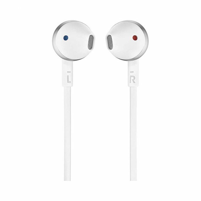 Earbud JBL T205 / Pure Bass sound / Mic / White