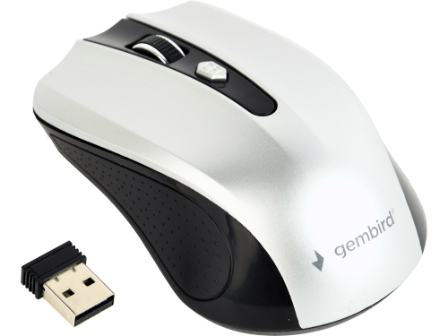 Gembird MUSW-4B-04 Wireless Mouse / Silver