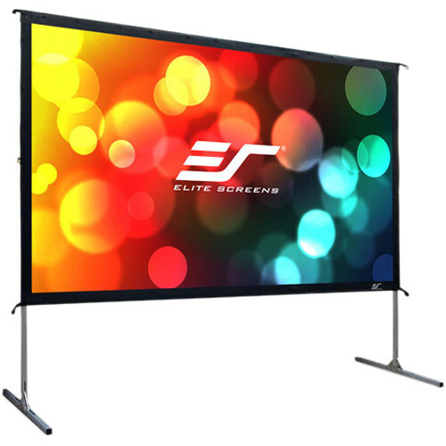 Elite Screens 135" 299x168cm Yard Master 2 Outdoor/Indoor Projector Screen with Stand OMS135H2