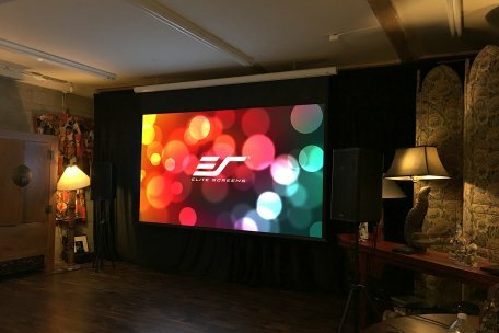 Elite Screens 100" 222x125cm Saker Electric Projector Screen Premium SK100XHW-E24