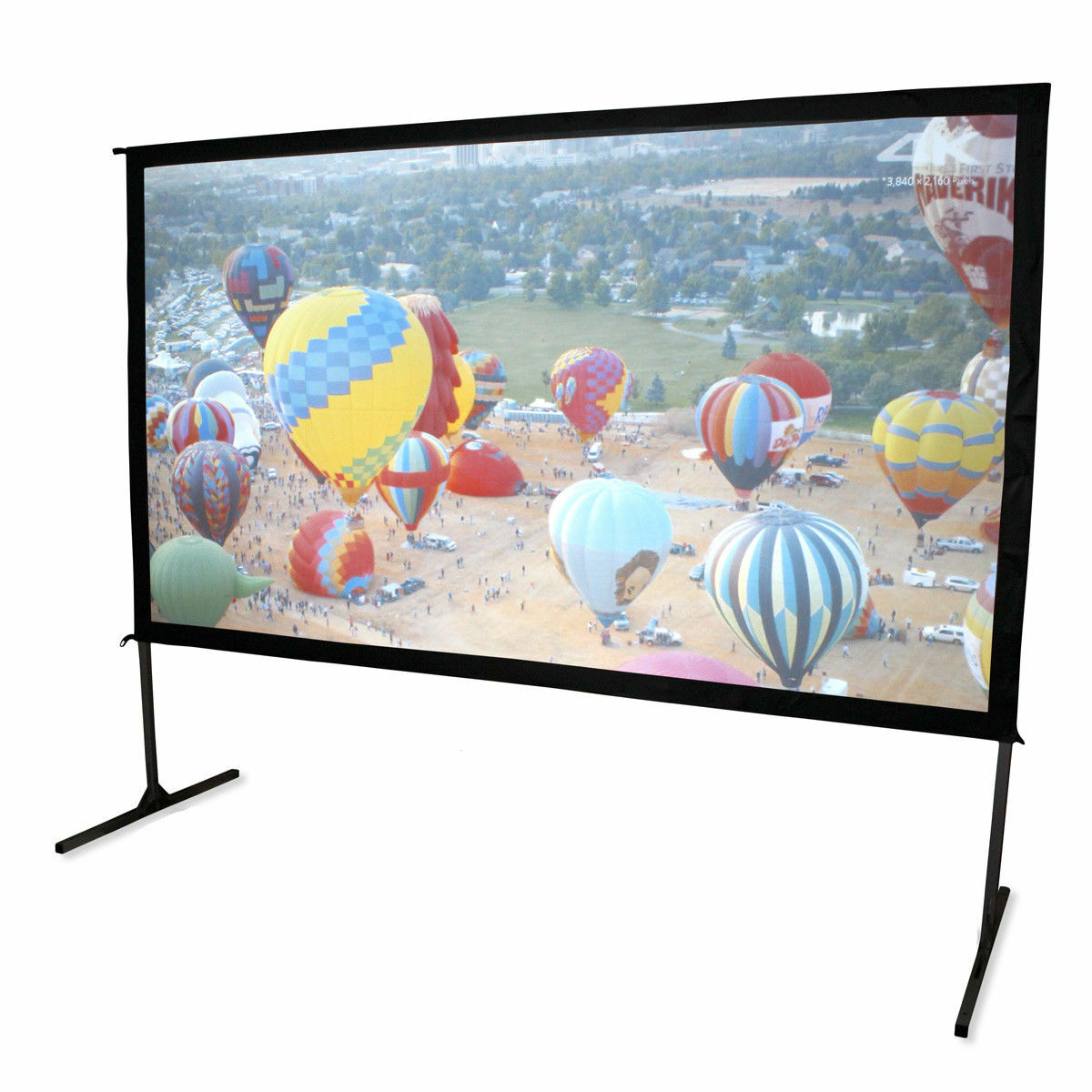 Elite Screens 100" 222x125cm Yard Master 2 Dual, Versatile, Outdoor/Indoor True Dual Front/Rear Projection Screen with Stand OMS100H2-DUAL /