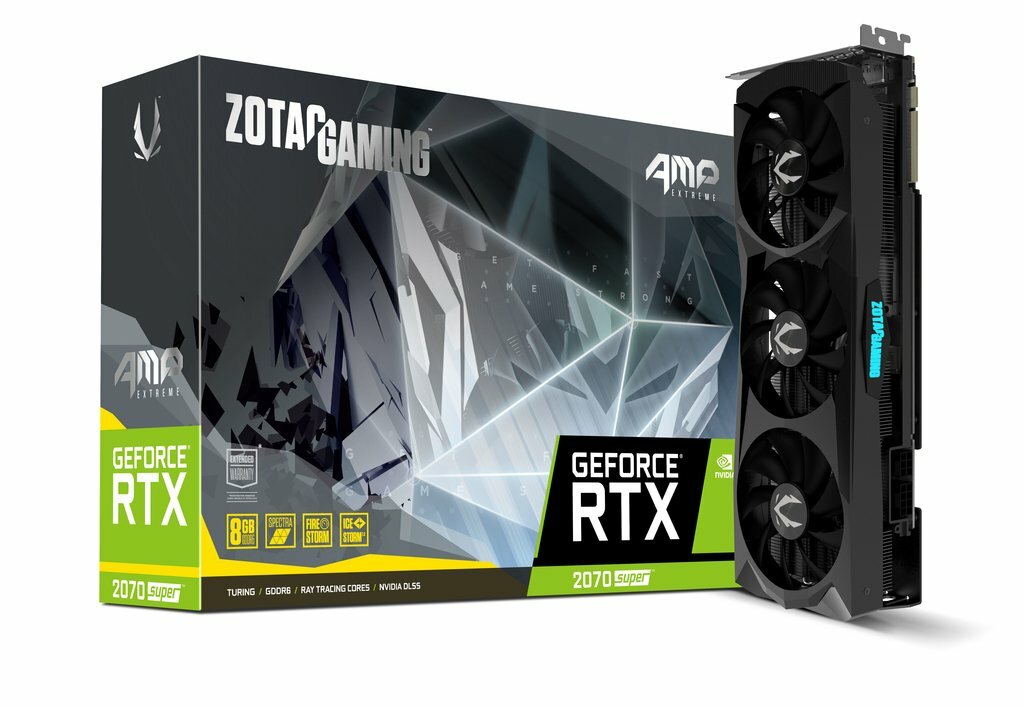 ZOTAC GeForce RTX 2070 SUPER AMP! Extreme 8GB GDDR6 256bit ZT-T20710B-10P