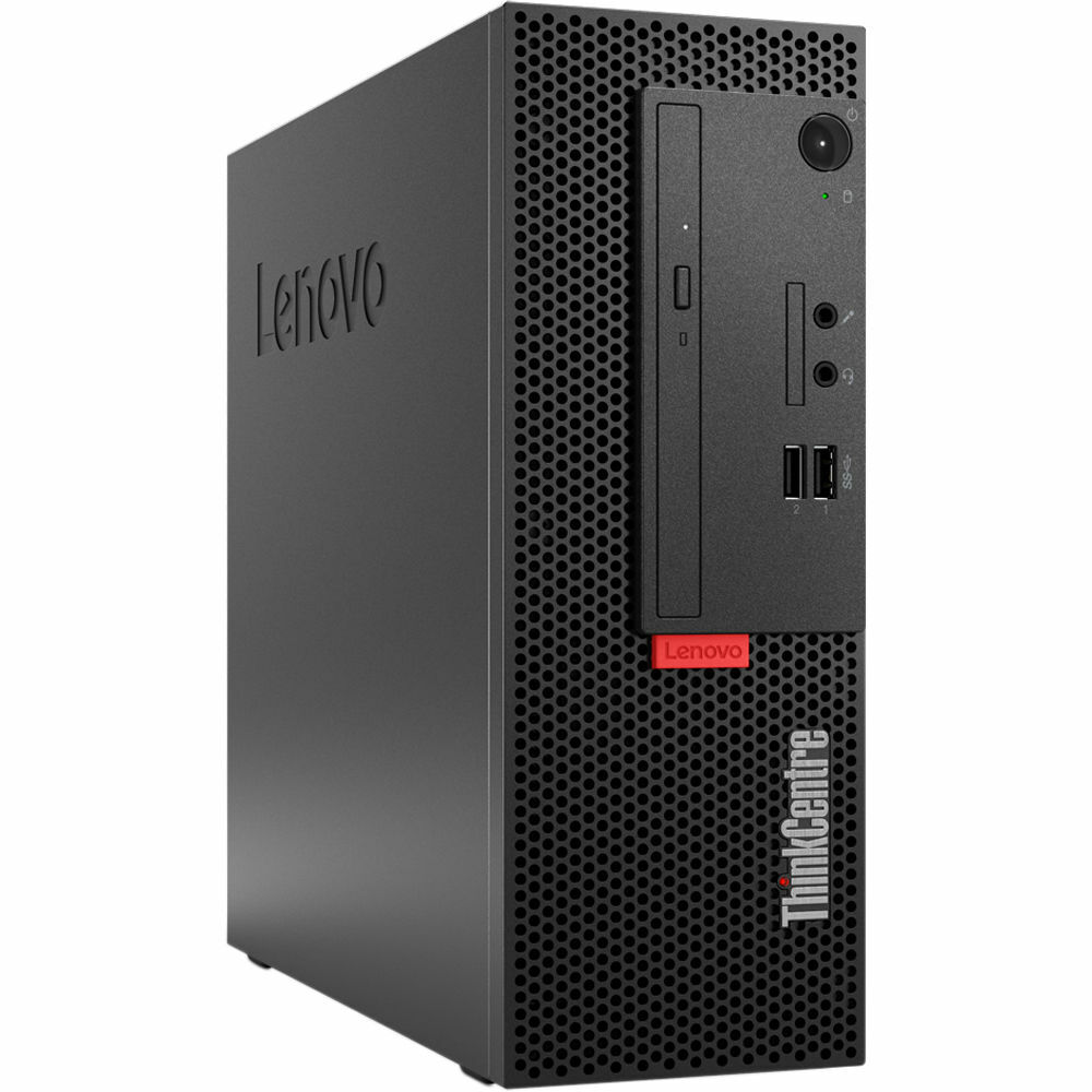 Lenovo ThinkCentre M710e SFF Workstation / i5-7400 / 8GB DDR4 RAM / 256GB SSD + 1.0TB HDD / DVD-RW / Intel UHD 630 Graphics / Windows 10 Professional /