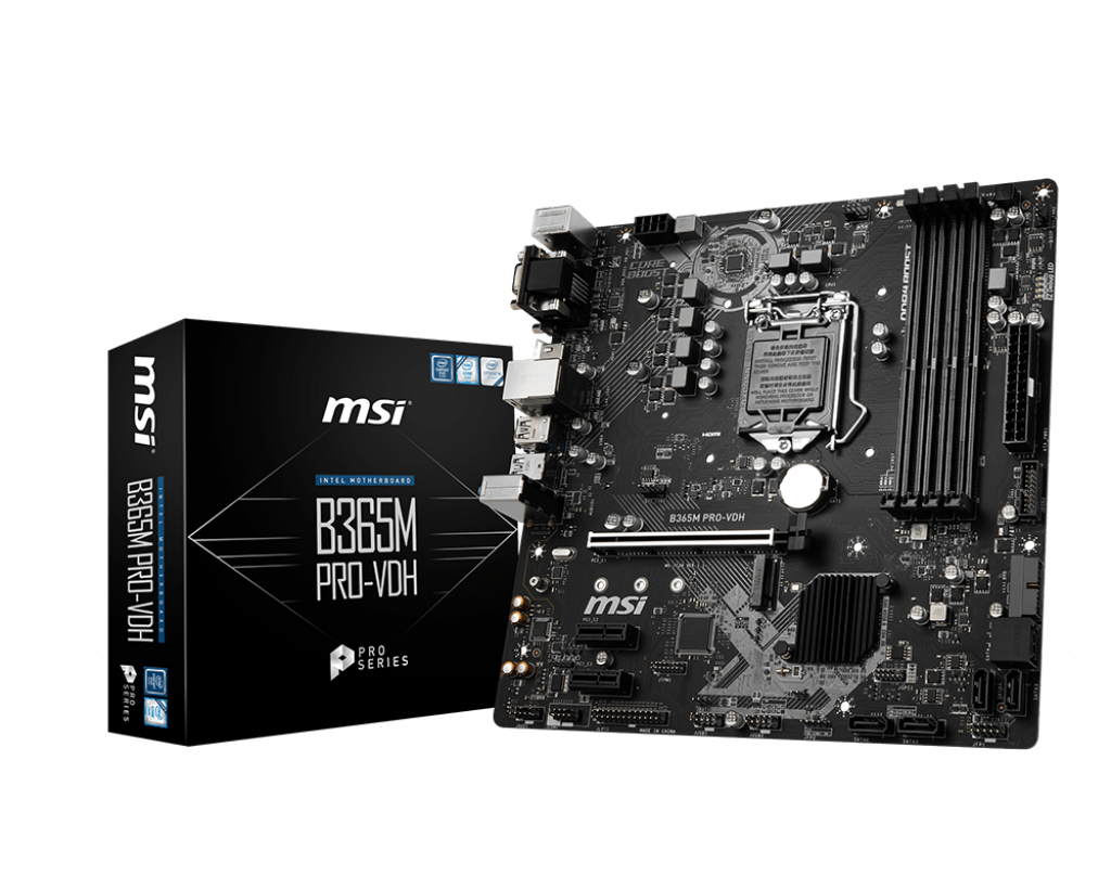 MSI B365M PRO-VDH mTX Intel B360 Dual 4xDDR4-2666