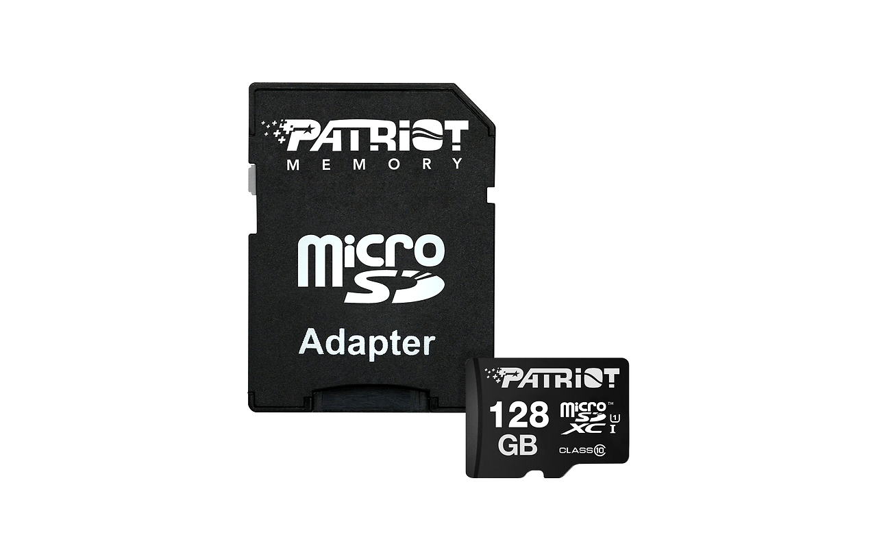 Patriot LX Series Professional PSF128GMCSDXC10 128GB MicroSDXC UHS-I Class 10 + Adapter MicroSD