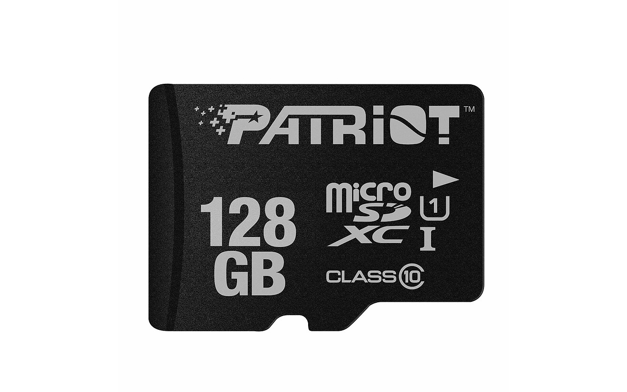 Patriot LX Series Professional PSF128GMCSDXC10 128GB MicroSDXC UHS-I Class 10 + Adapter MicroSD
