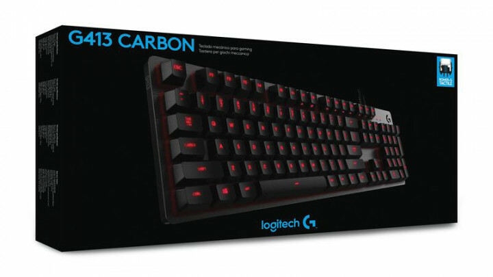 Logitech G413 Carbon / ROMER-G Tactile Russian
