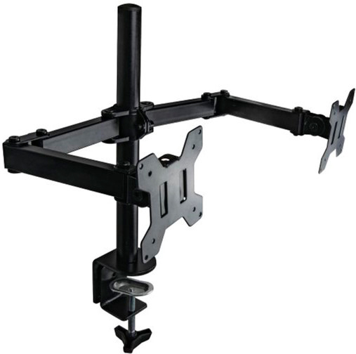 Gembird MA-DF2-01 Arm for 2 monitors 13"-27" / Black