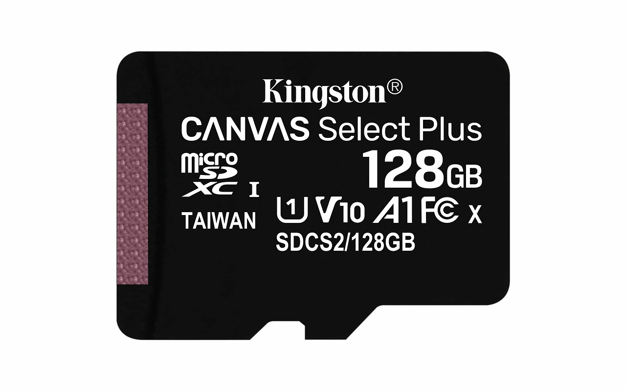 Kingston Canvas Select Plus SDCS2/128GB / 128GB microSD + SD Adapter