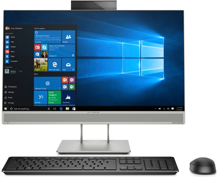 HP EliteOne 800 G4 / 23.8" FullHD IPS / i7-9700 / 16GB DDR4 / 512GB SSD / Intel UHD 630 / DVD-RW / Keyboard + Mouse / Windows 10 PRO / 7PF71EA#ACB /