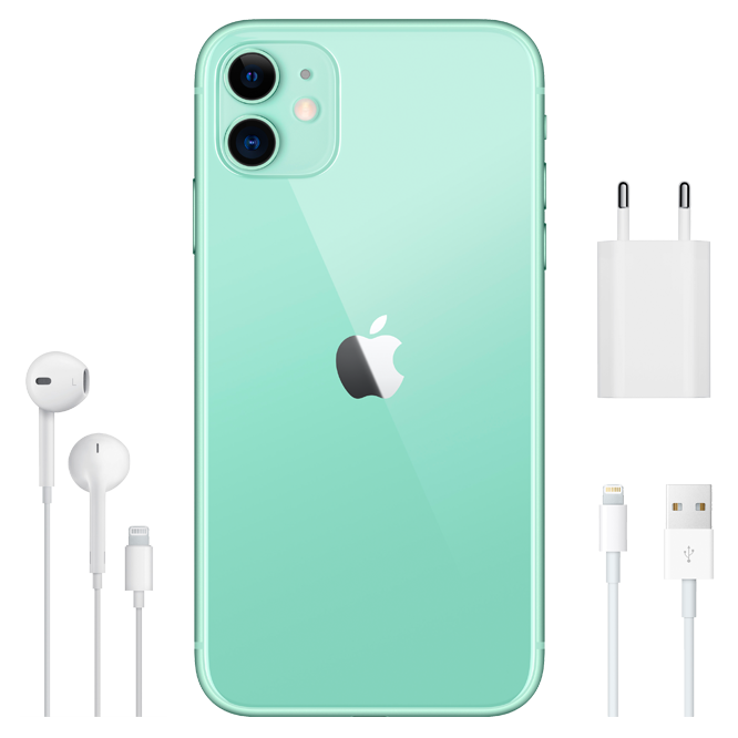 Apple iPhone 11 / 6.1" IPS 1792x828 / A13 Bionic / 4Gb / 64Gb / 3110mAh / Green