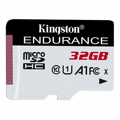 Kingston SDCE/32GB 32GB microSD Class10 A1 UHS-I FC + SD adapter High Endurance 600x