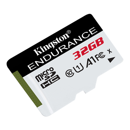 Kingston SDCE/32GB 32GB microSD Class10 A1 UHS-I FC + SD adapter High Endurance 600x