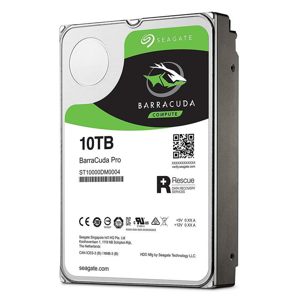 Seagate BarraCuda Pro Compute ST10000DM0004 3.5" HDD 10.0TB